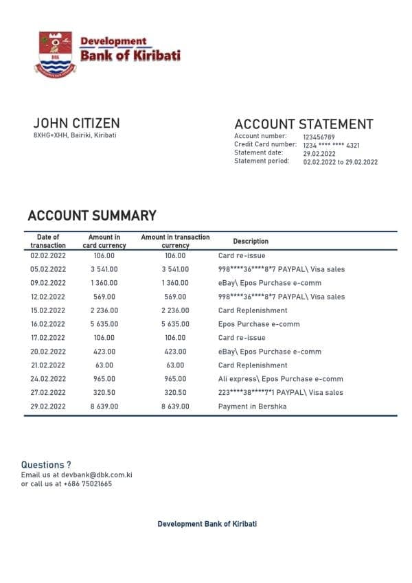 Kiribati-Development-Bank-of-Kiribati-bank-statement-template-in-Word-and-PDF-format.jpg Kiribati Development Bank of Kiribati bank statement template in Word and PDF format
