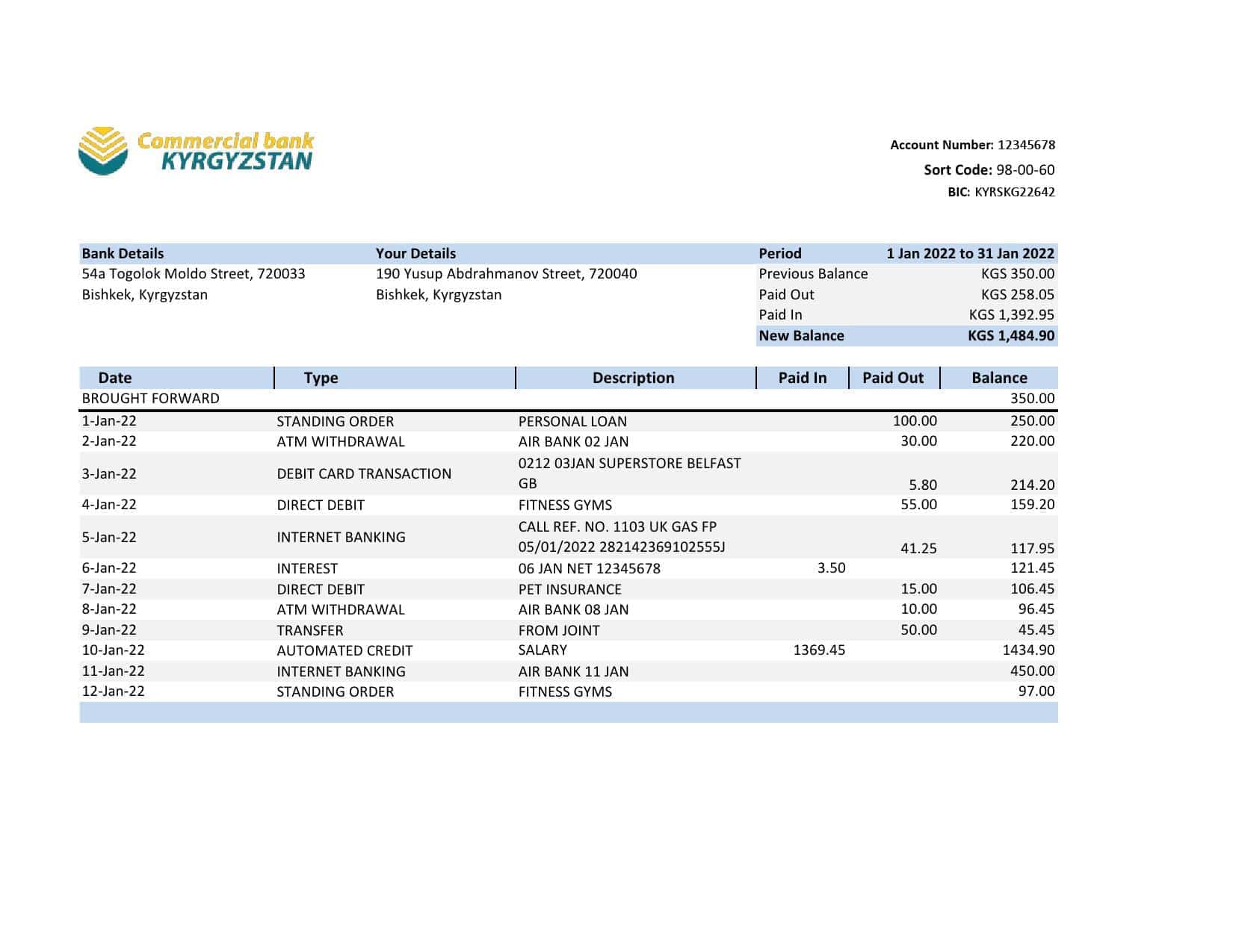 Kyrgyzstan-Commercial-bank-statement-Excel-and-PDF-template.jpg Kyrgyzstan Commercial bank statement Excel and PDF template