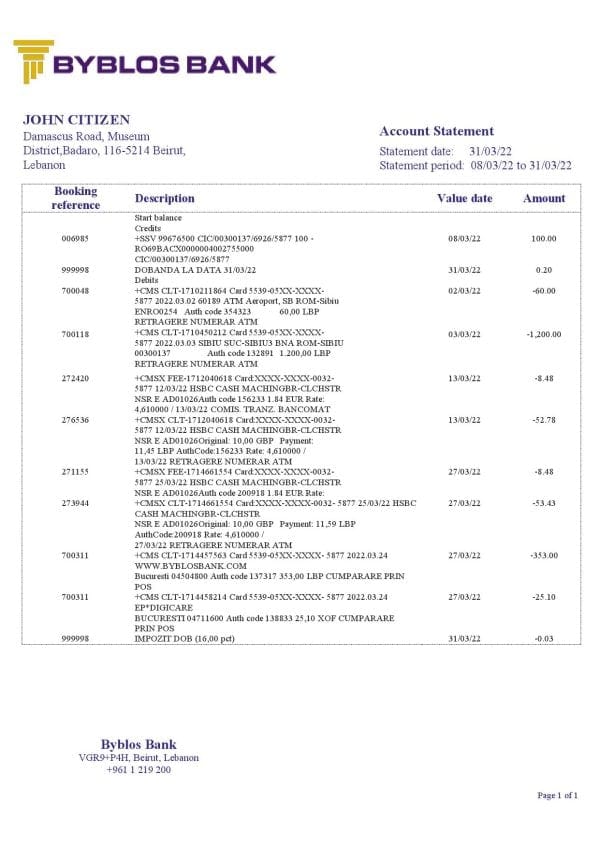 Lebanon-Byblos-Bank-statement-template-in-Word-and-PDF-format.jpg Lebanon Byblos Bank statement template in Word and PDF format