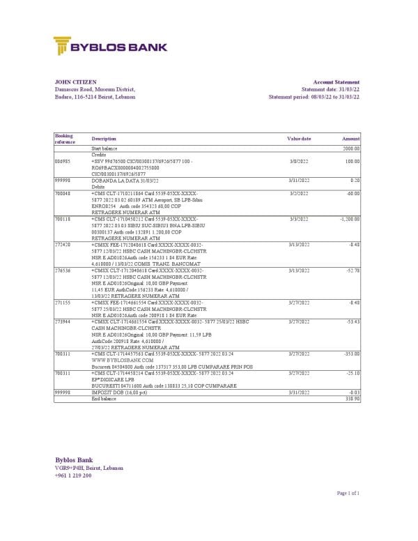 Lebanon-Byblos-bank-statement-Excel-and-PDF-template.jpg Lebanon Byblos bank statement Excel and PDF template