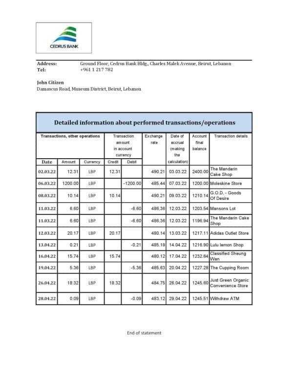 Lebanon-Cedrus-bank-statement-Excel-and-PDF-template.jpg Lebanon Cedrus bank statement Excel and PDF template