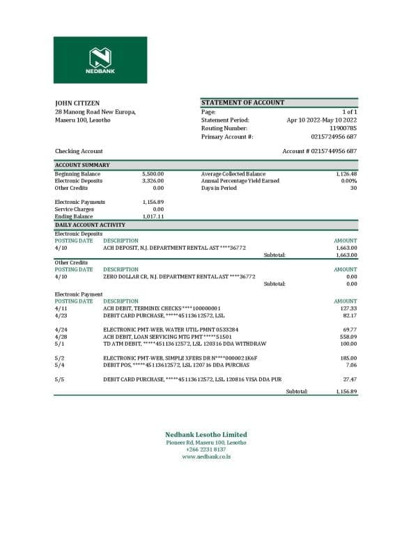 Lesotho-Nedbaank-bank-statement-Excel-and-PDF-template.jpg Lesotho Nedbaank bank statement Excel and PDF template