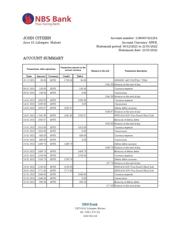 Malawi-NBS-bank-statement-Excel-and-PDF-template.jpg Malawi NBS bank statement Excel and PDF template