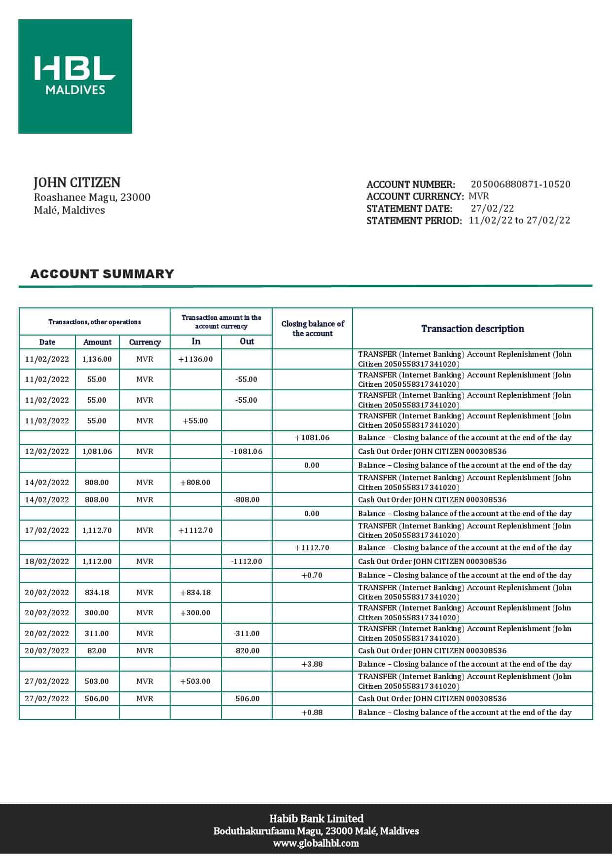 Maldives-HBL-bank-statement-template-in-Word-and-PDF-format.jpg Maldives HBL bank statement template in Word and PDF format