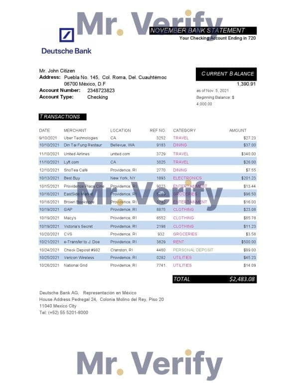 Mexico-Deutsche-bank.jpg Mexico Deutsche bank statement easy to fill template in Excel and PDF format