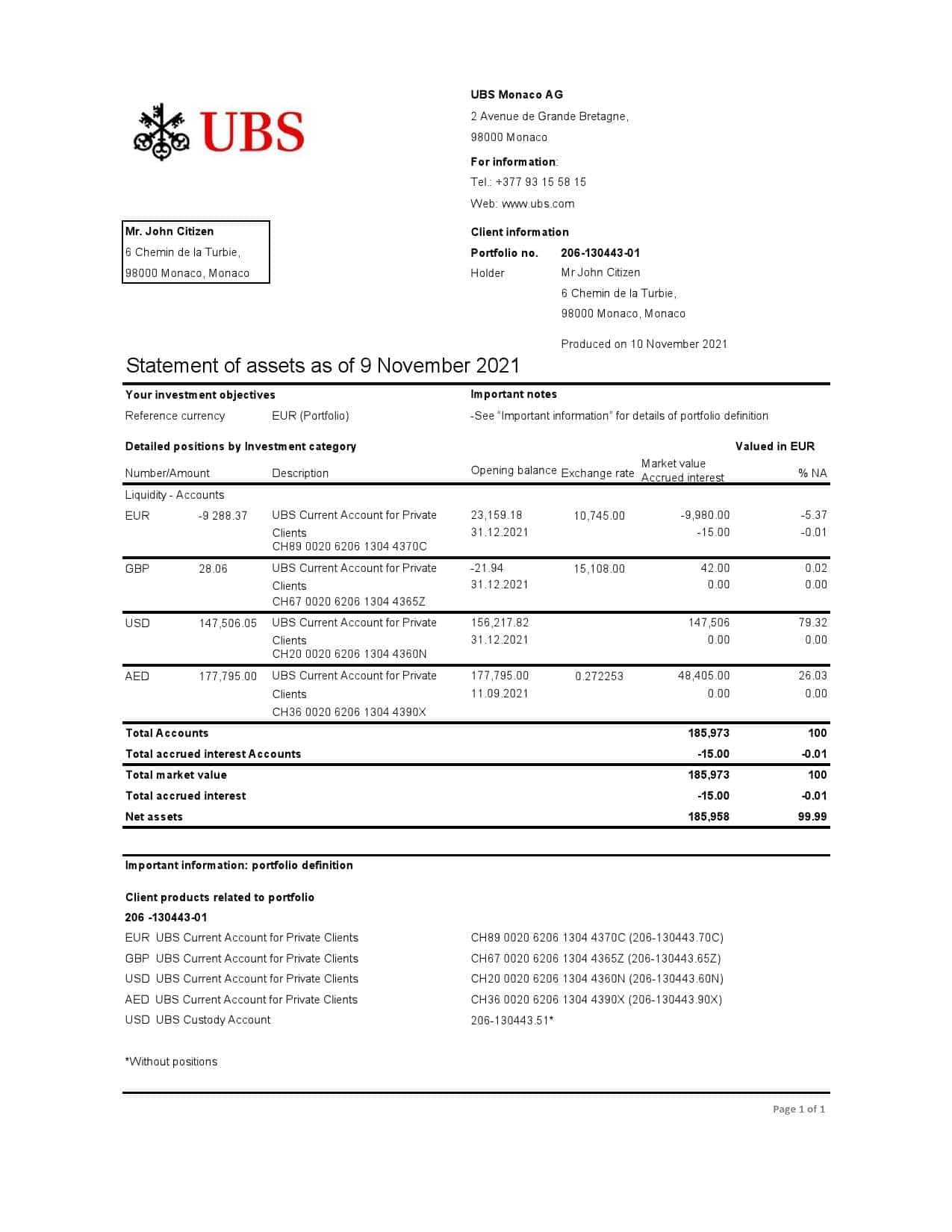 Monaco-UBS-Bank-statement-easy-to-fill-template-in-Excel-and-PDF-file-format.jpg Monaco UBS Bank statement easy to fill template in Excel and PDF file format