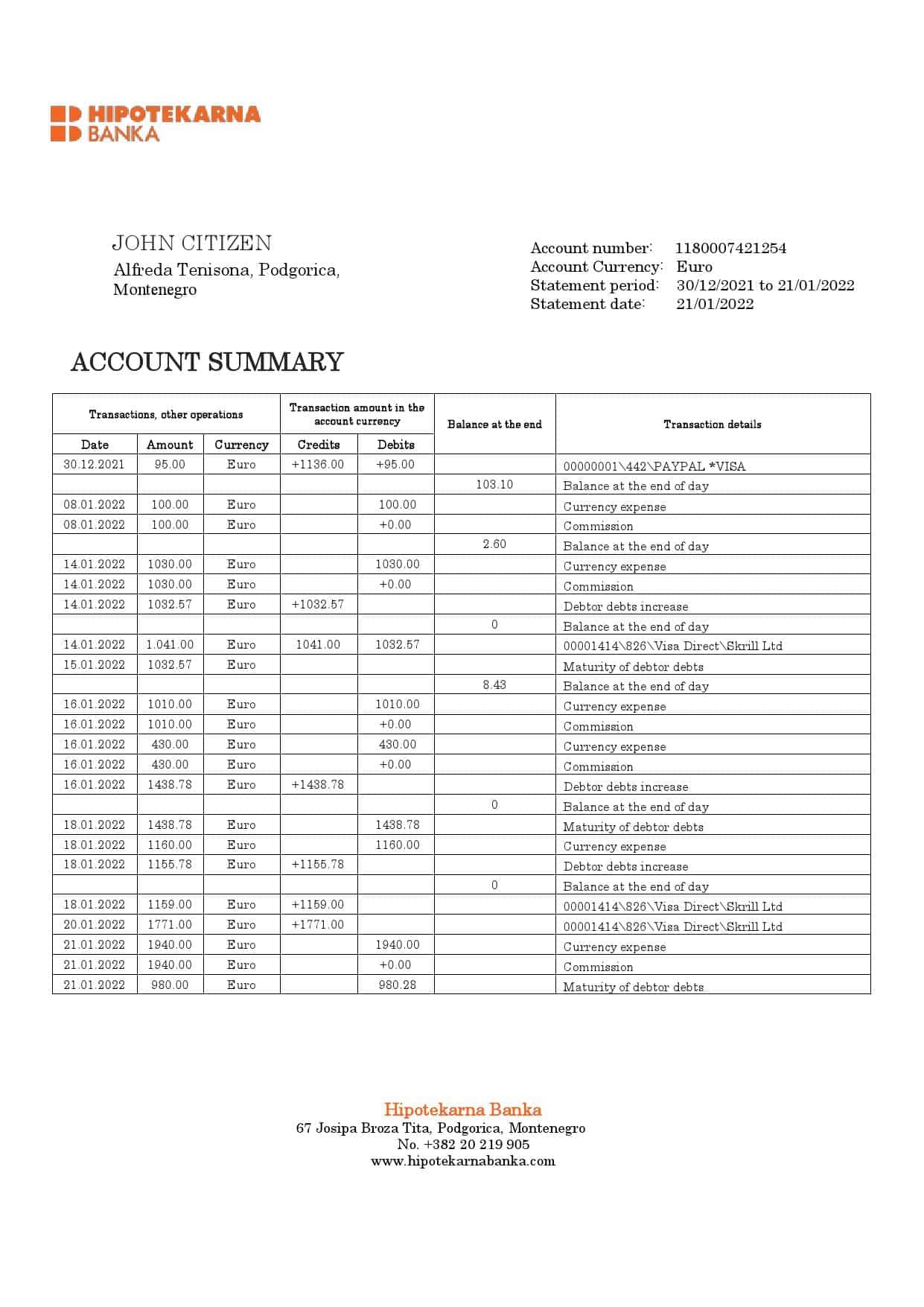 Montenegro-Hipotekarna-bank-statement-template-Word-and-PDF-format-.doc-and-.pdf.jpg Montenegro Hipotekarna bank statement template, Word and PDF format (.doc and .pdf)