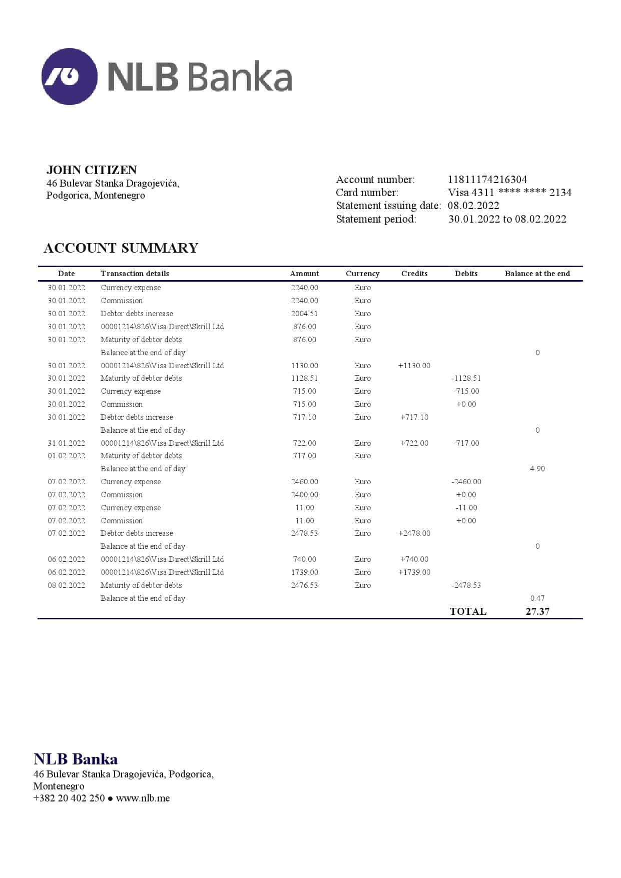 Montenegro-NLB-bank-statement-template-Word-and-PDF-format-.doc-and-.pdf.jpg Montenegro NLB bank statement template, Word and PDF format (.doc and .pdf)