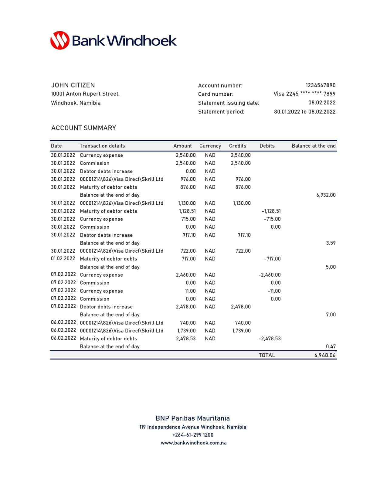 Namibia-Bank-Windhoek-bank-statement-Excel-and-PDF-template.jpg Namibia Bank Windhoek bank statement Excel and PDF template
