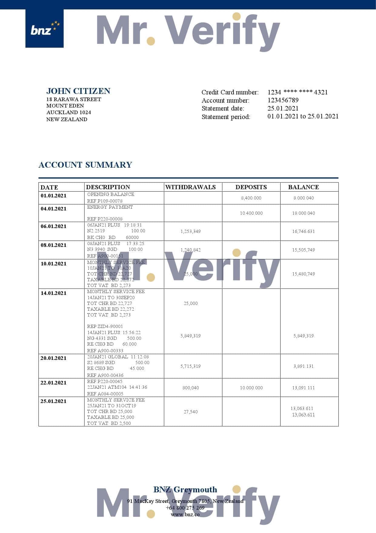 New-Zealand-BNZ-Greymouth-bank-statement-template-in-Word-and-PDF-format.jpg New Zealand BNZ Greymouth bank statement template in Word and PDF format