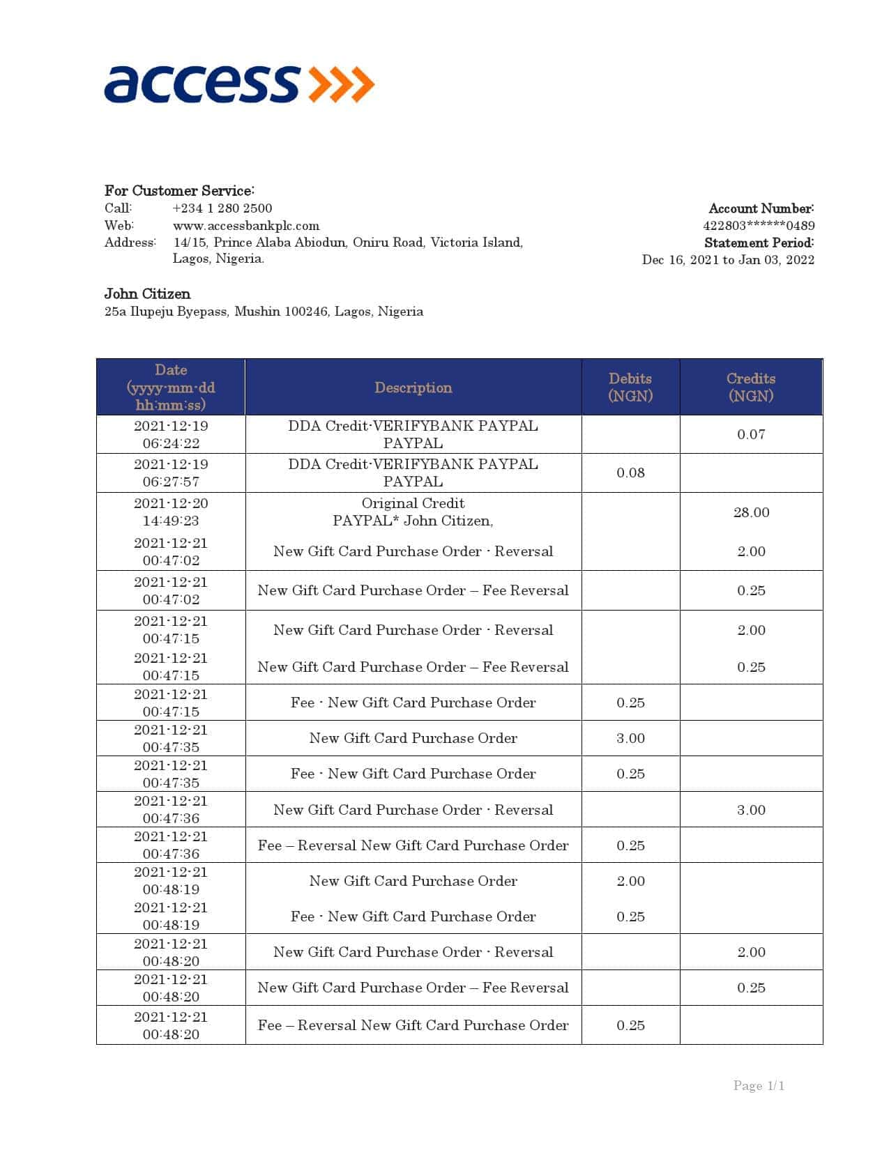 Nigeria-Access-bank-statement-template-in-Word-and-PDF-format.jpg Nigeria Access bank statement template in Word and PDF format