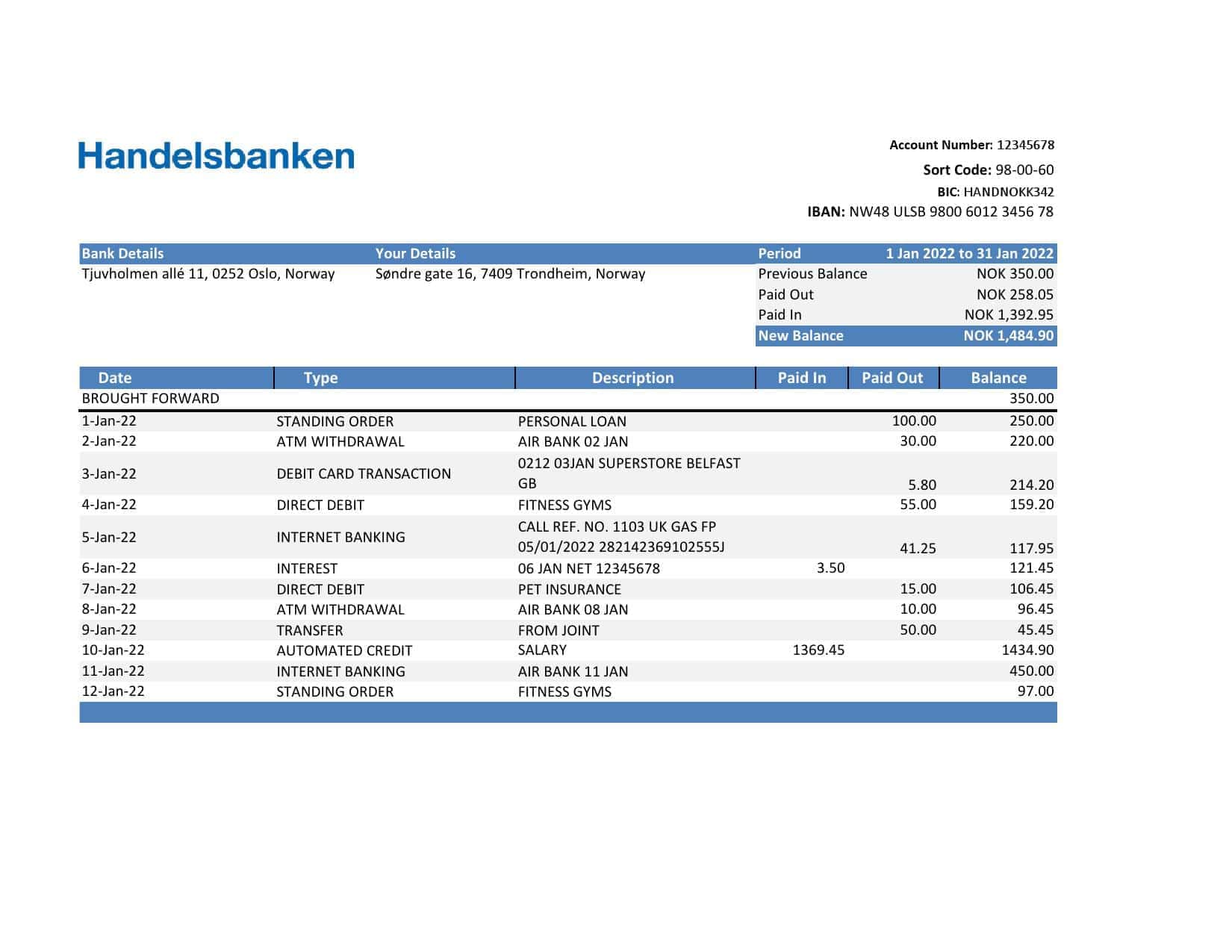 Norway-Handelsbank-statement-Excel-and-PDF-template.jpg Norway Handelsbank statement Excel and PDF template