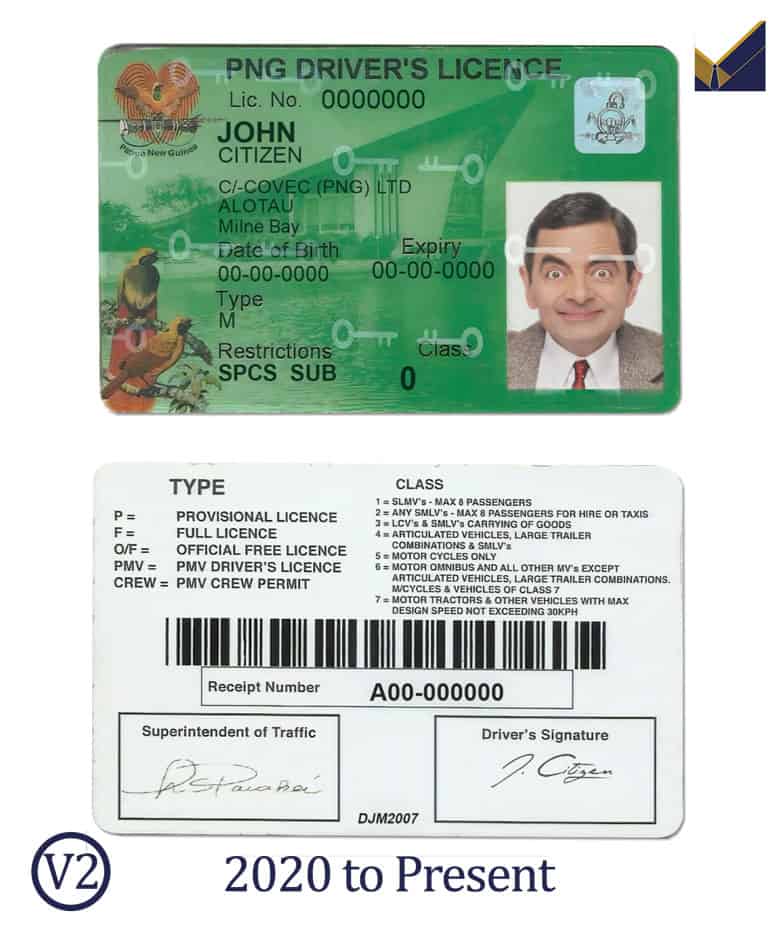 Papua-New-Guinea-Driver-License-Template-v2 Papua-New-Guinea-Driver-License-Template-v2
