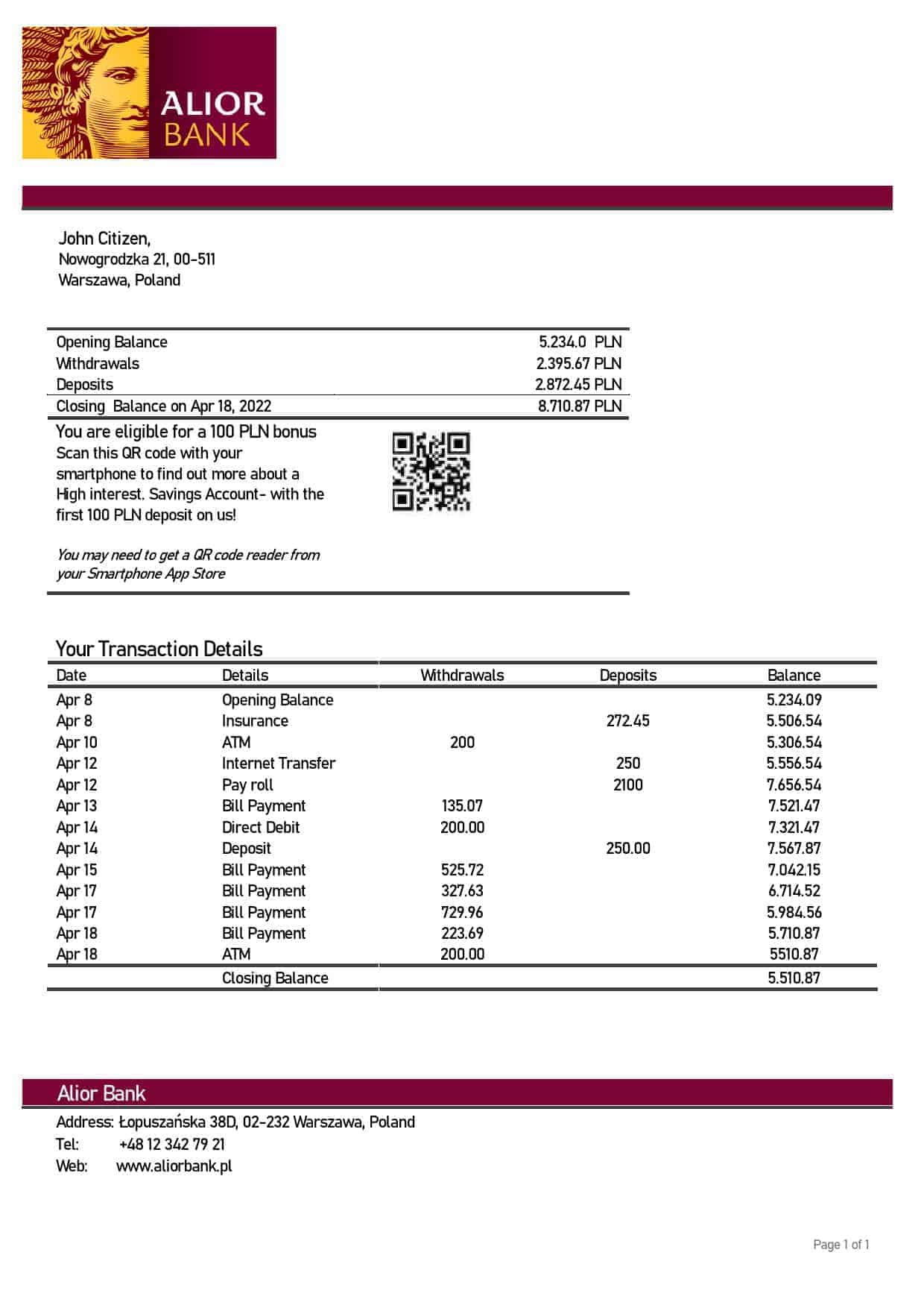 Poland-Alior-bank-statement-template-in-Word-and-PDF-format.jpg Poland Alior bank statement template in Word and PDF format