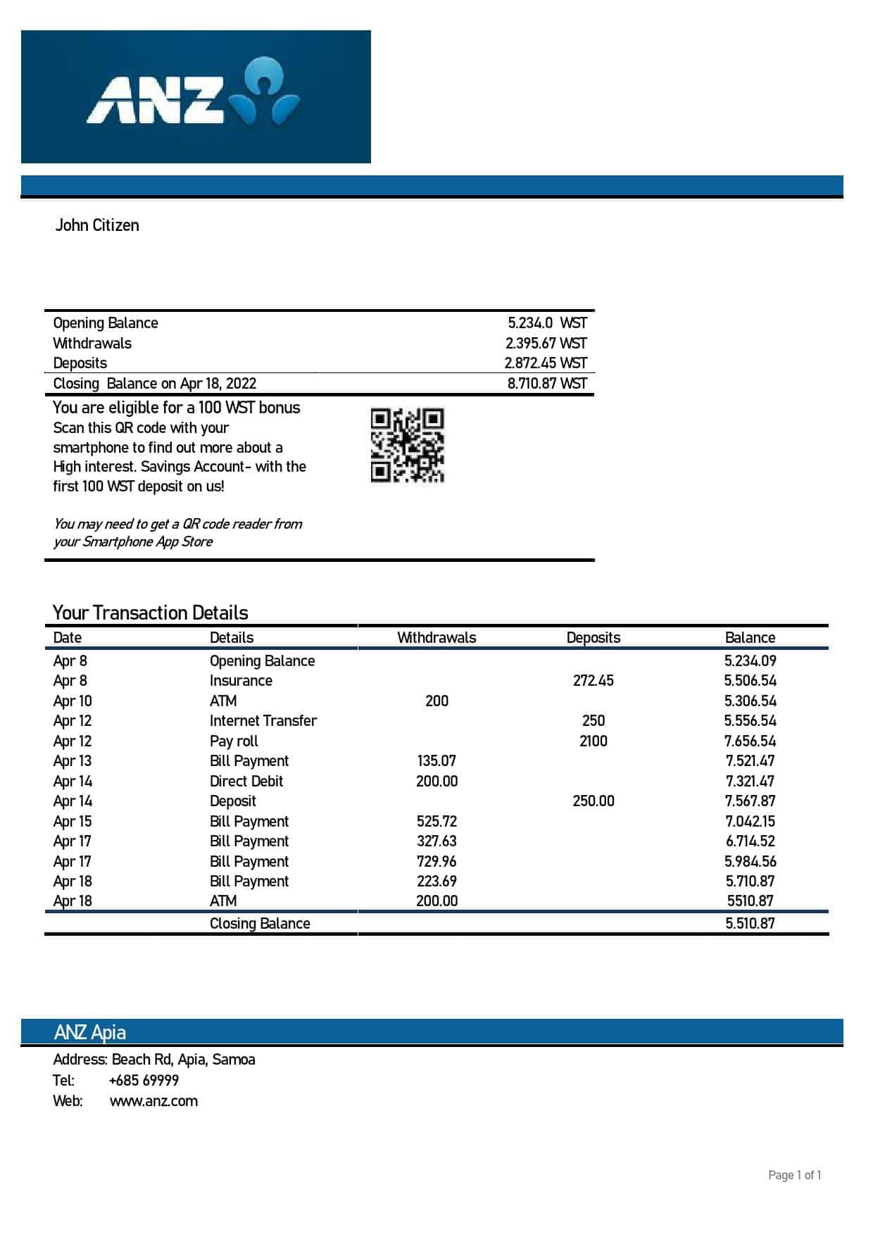 Samoa-ANZ-bank-proof-of-address-statement-template-in-Word-and-PDF-format.jpg Samoa ANZ bank proof of address statement template in Word and PDF format