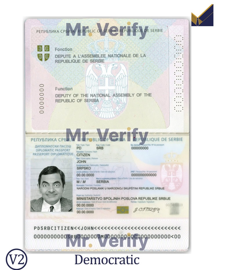 Serbia-Democratic-Passport-Template Serbia-Democratic-Passport-Template