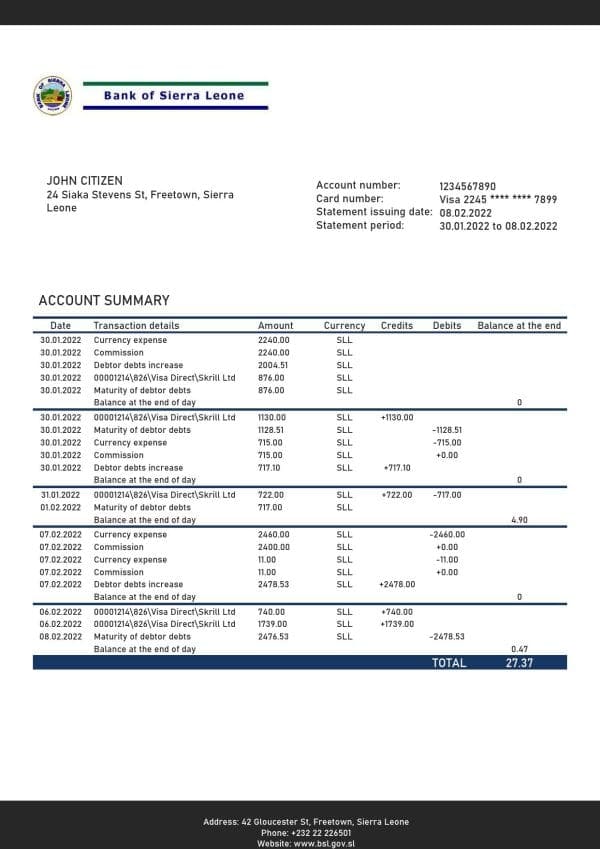 Sierra-Leone-Bank-of-Sierra-Leone-bank-statement-template-in-Word-and-PDF-format.jpg Sierra Leone Bank of Sierra Leone bank statement template in Word and PDF format