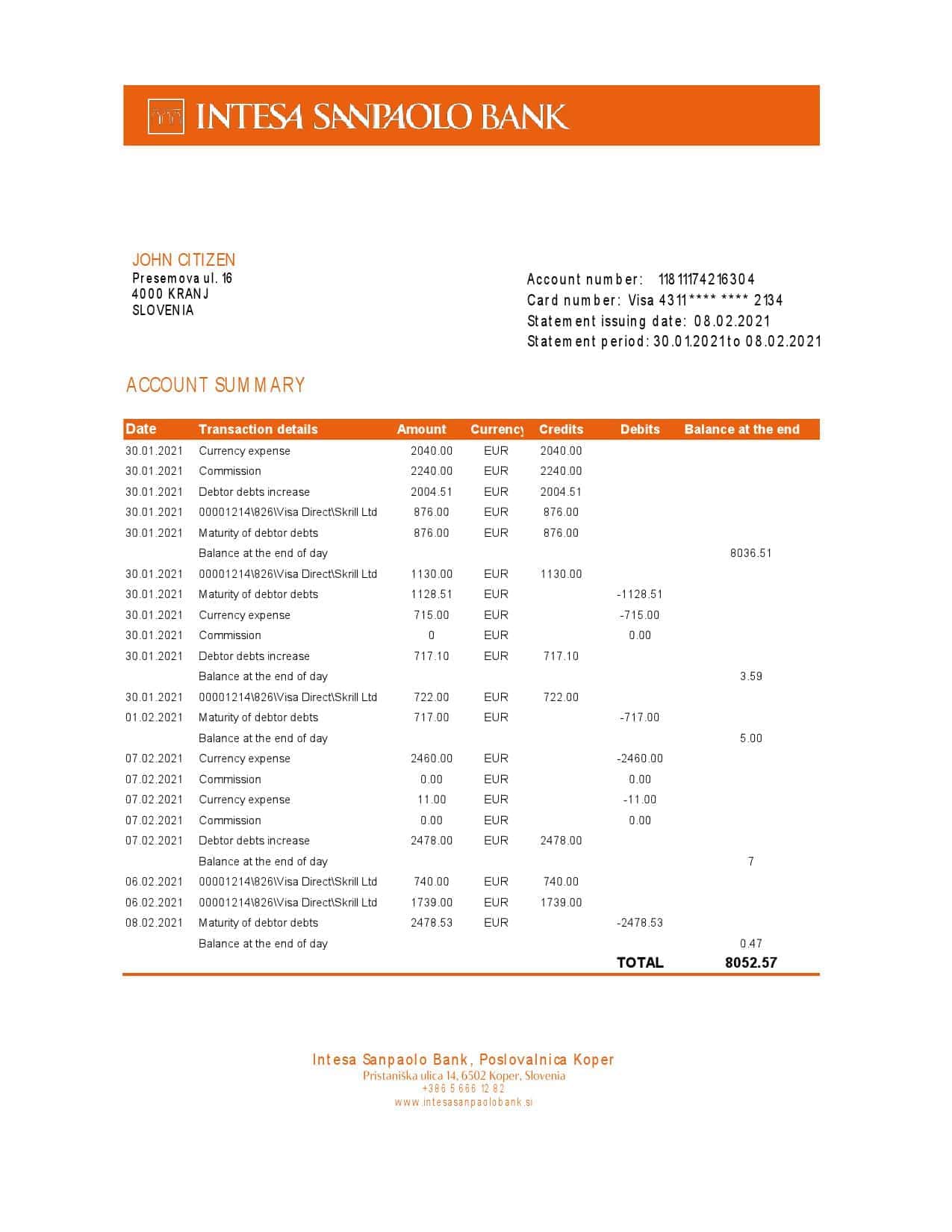 Slovenia-Intesa-Sanpaolo-Bank-Poslovalnica-Koper-bank-statement-easy-to-fill-template-in-.xls-and-.pdf-file-format.jpg Slovenia Intesa Sanpaolo Bank, Poslovalnica Koper bank statement easy to fill template in .xls and .pdf file format