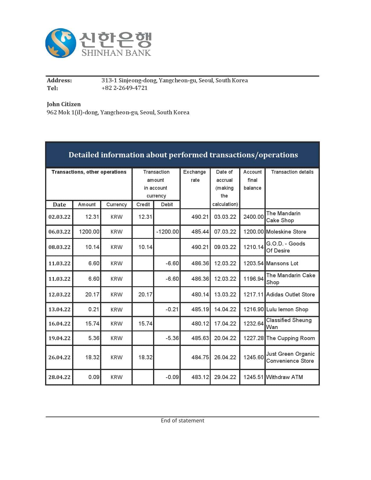 South-Korea-Shinhan-bank-statement-Excel-and-PDF-template.jpg South Korea Shinhan bank statement, Excel and PDF template