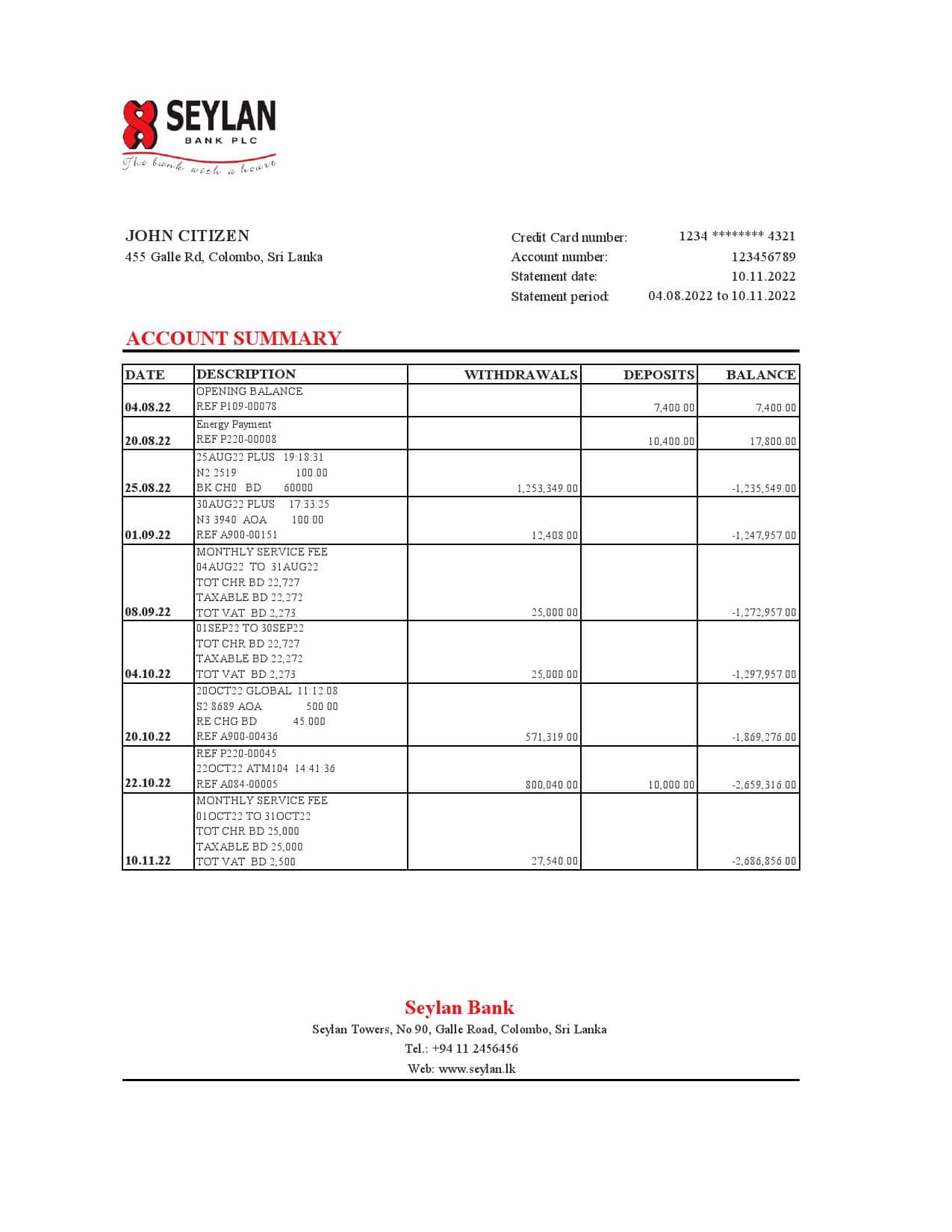 Sri-Lanka-Seylan-bank-statement_000001.jpg Sri Lanka Seylan bank statement, Excel and PDF template
