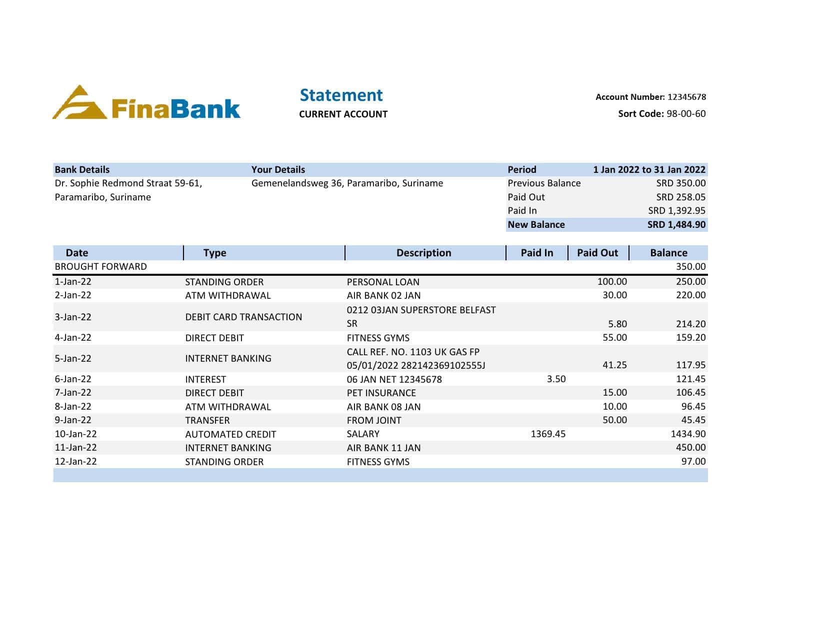 Suriname-Finabank-bank-statement-Excel-and-PDF-template.jpg Suriname Finabank bank statement, Excel and PDF template