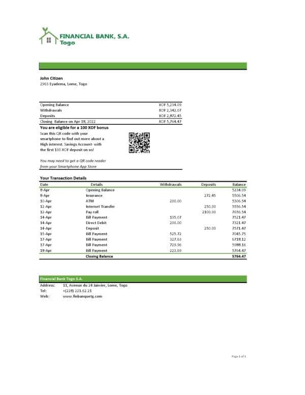 Togo-Financial-Bank-statement-Excel-and-PDF-template.jpg Togo Financial Bank statement, Excel and PDF template