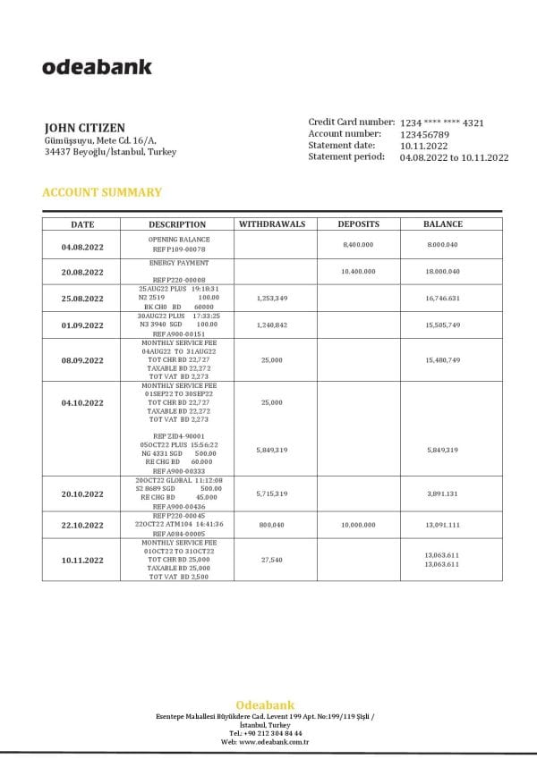 Turkey-Odeabank-bank-statement-template-in-.doc-and-.pdf-format.jpg Turkey Odeabank bank statement template in .doc and .pdf format