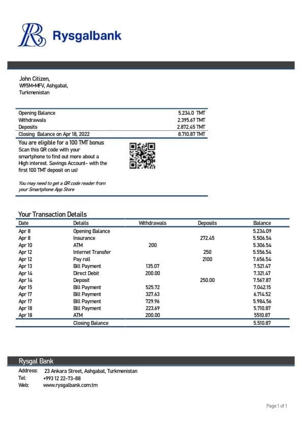 Turkmenistan-Rysgal-bank-statement-template-Word-and-PDF-format-.doc-and-.pdf.jpg Turkmenistan Rysgal bank statement template, Word and PDF format (.doc and .pdf)