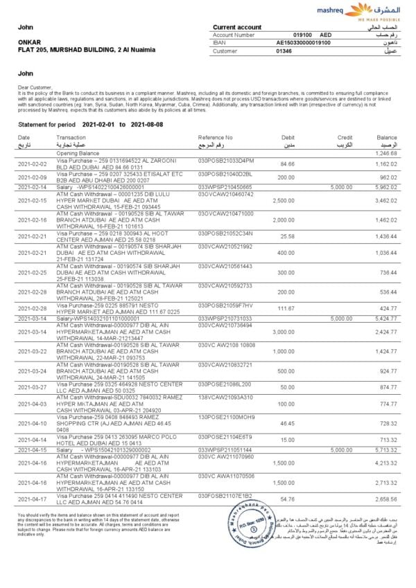 UAE-Mashreq-bank-statement-template-in-Word-and-PDF-format-3-pages-1.jpg UAE Mashreq bank statement template in Word and PDF format, 3 pages