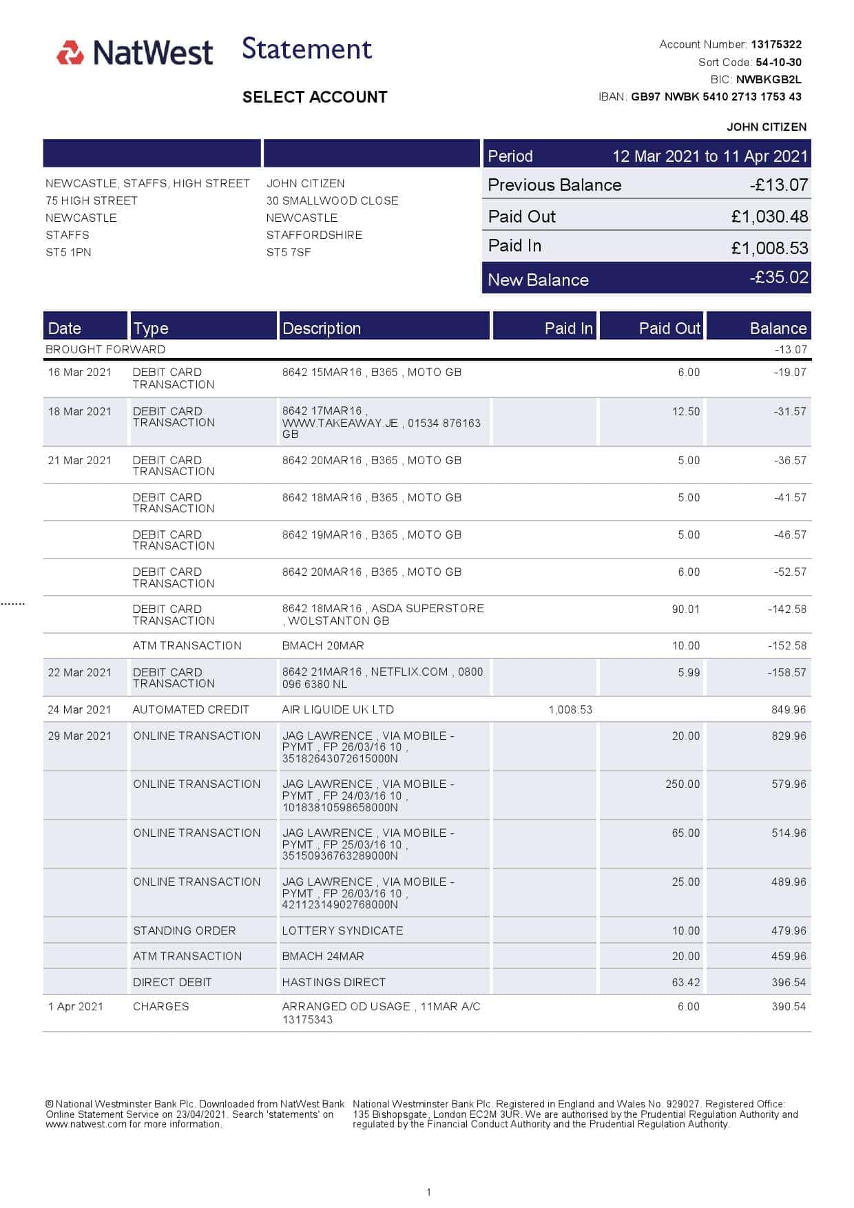 UK-Natwest-2-pages_000001-1-2.jpg United Kingdom Natwest bank statement template in Word and PDF format (2 pages)