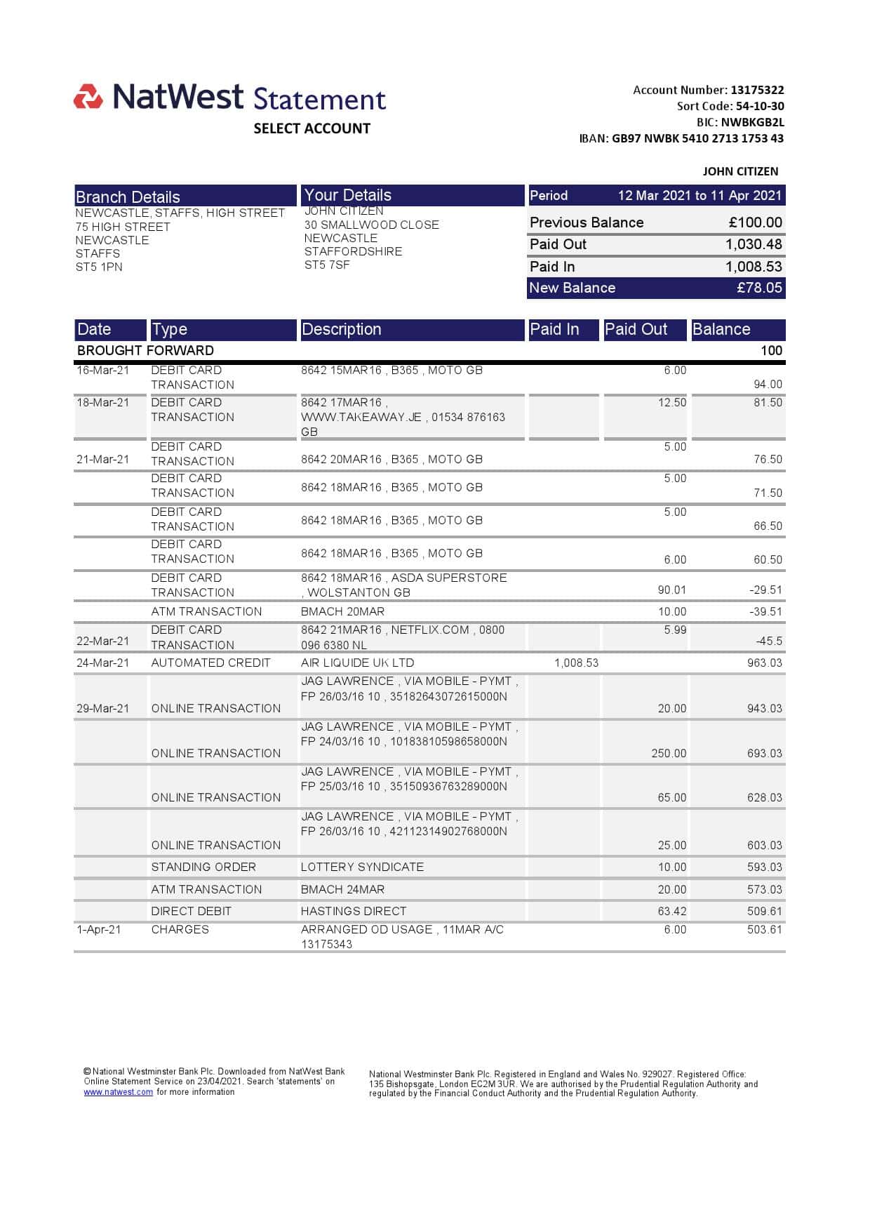 UK-Natwest-2-pages_000001-2.jpg United Kingdom Natwest bank statement template in Excel and PDF format (2 pages)