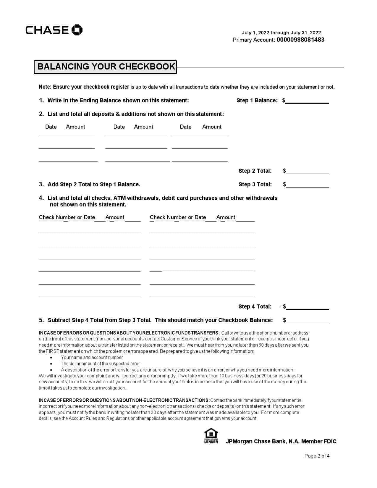 USA-Chase-bank_000002.jpg USA Chase bank statement Word and PDF template, 4 pages - Image 2