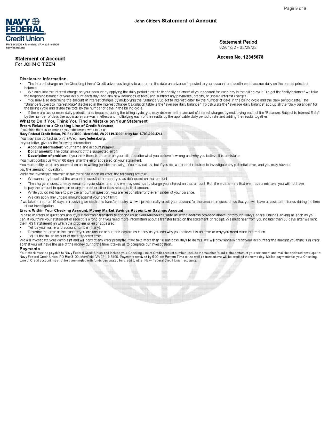 USA-Navy-Federal-bank-statement-Word-and-PDF-template-9-pages-9.jpg USA Navy Federal bank statement, Word and PDF template, 9 pages - Image 9