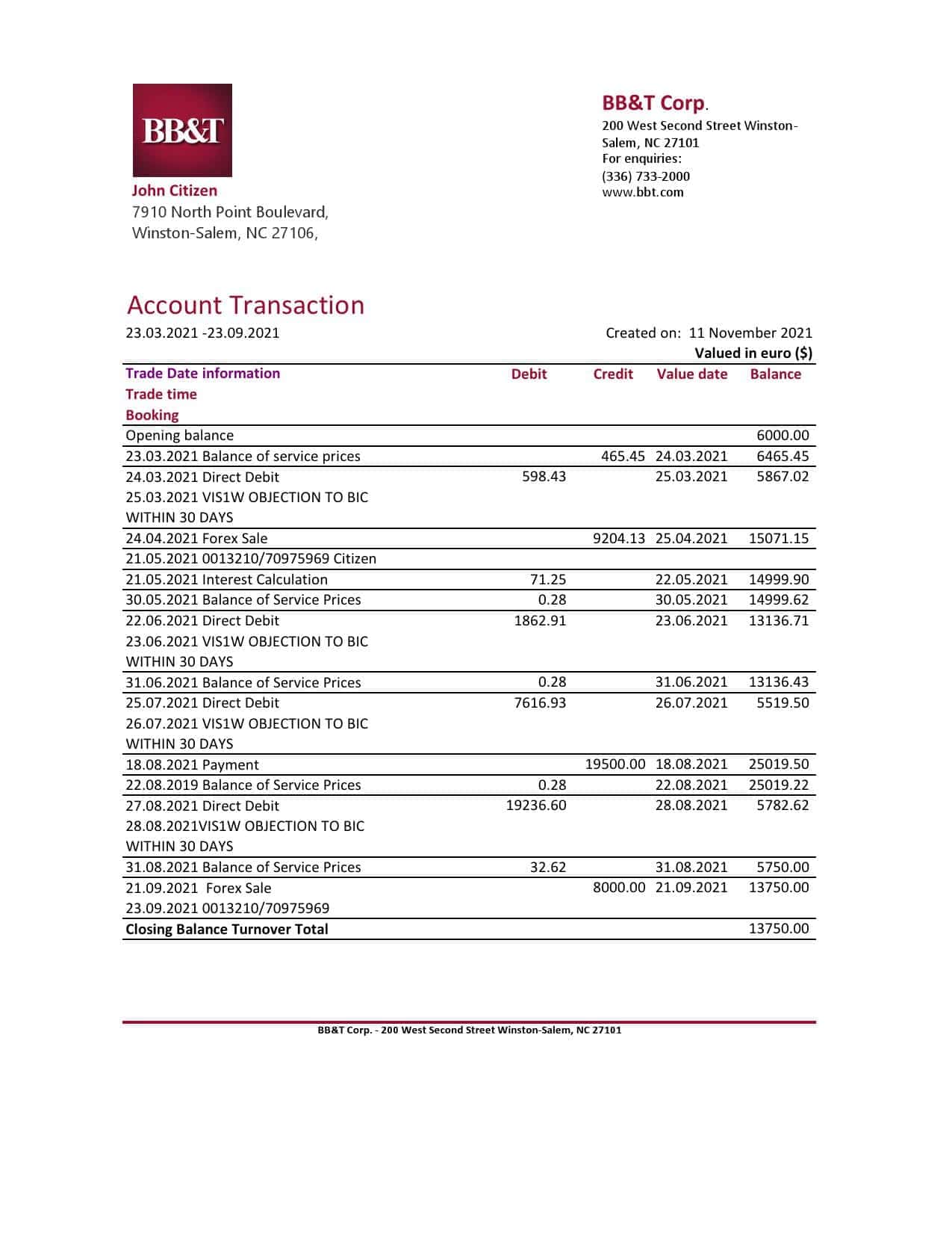 USA-North-Carolina-BBT-Corp.-bank-statement-template-in-Excel-and-PDF-format.jpg USA North Carolina BB&T Corp. bank statement template in Excel and PDF format