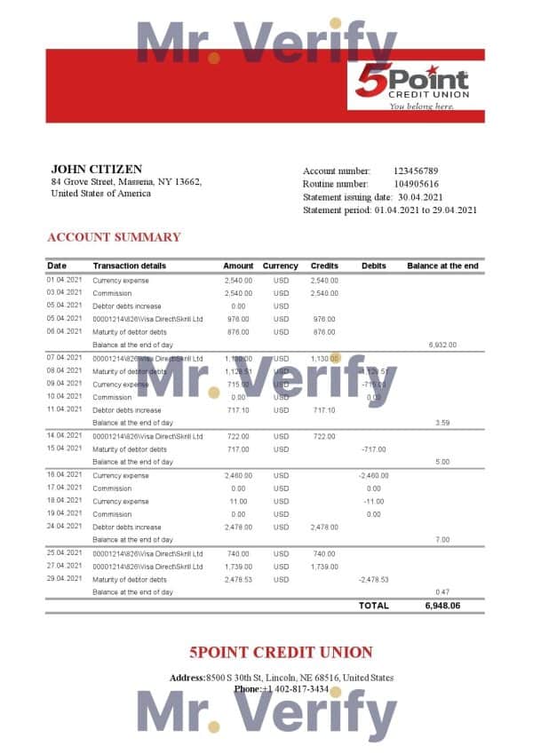 USA-Texas-5Point-bank-statement-template-in-Excel-and-PDF-format.jpg USA Texas 5Point bank statement template in Excel and PDF format