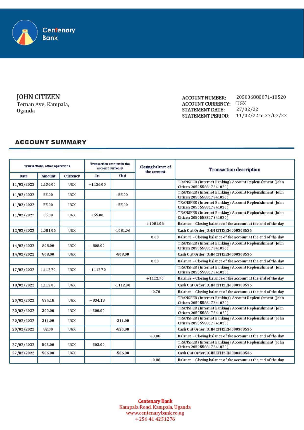 Uganda-Centenary-bank-statement-template-in-Word-and-PDF-format.jpg Uganda Centenary bank statement template in Word and PDF format