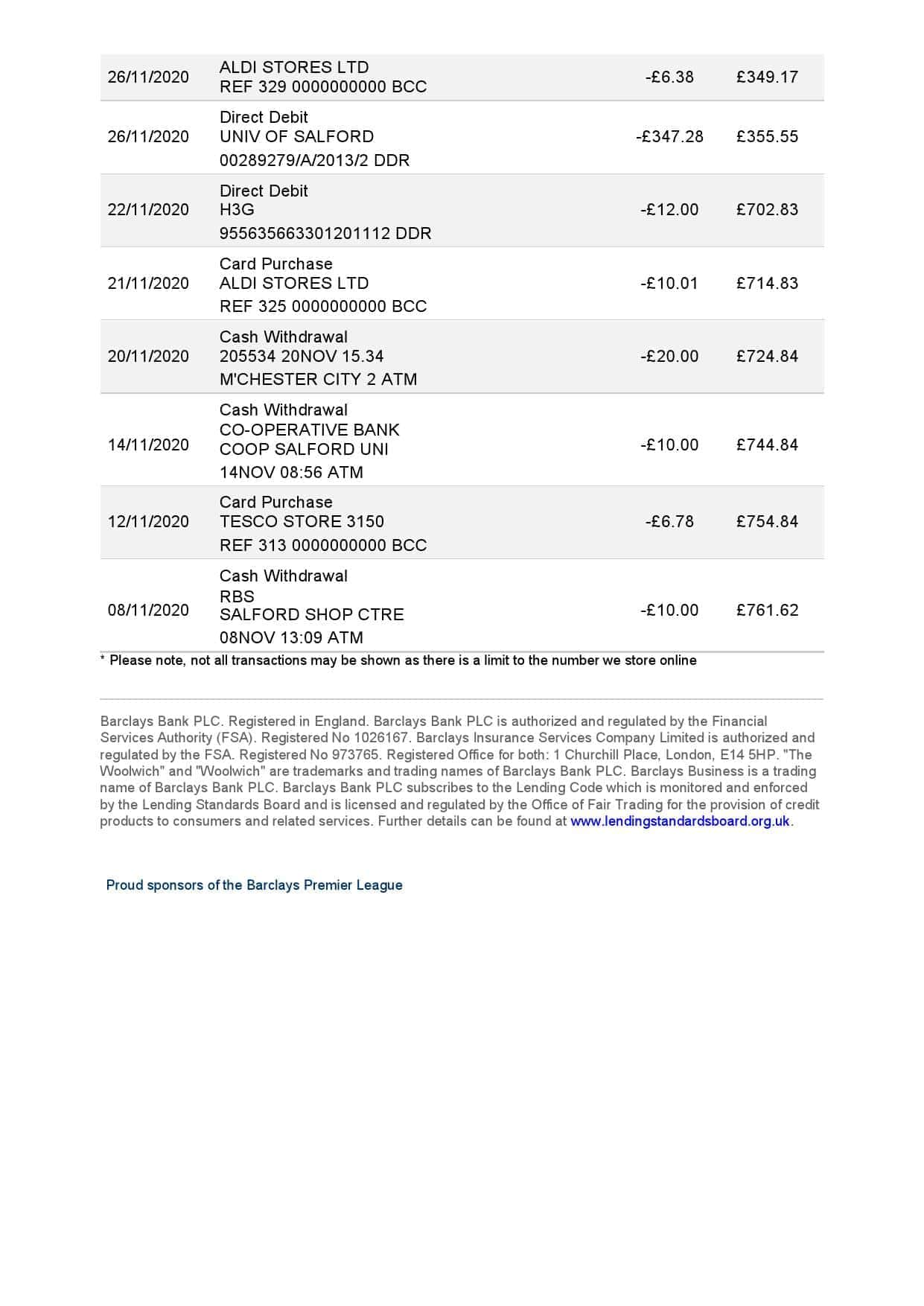United-Kingdom-Barclays-bank-statement-template-in-Word-and-PDF-format-version-3-2-pages-2.jpg United Kingdom Barclays bank statement template in Word and PDF format, version 3 (2 pages) - Image 2