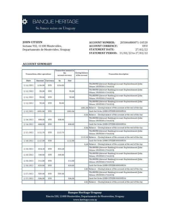 Uruguay-Banque-Heritage-bank-statement-Excel-and-PDF-template.jpg Uruguay Banque Heritage bank statement, Excel and PDF template
