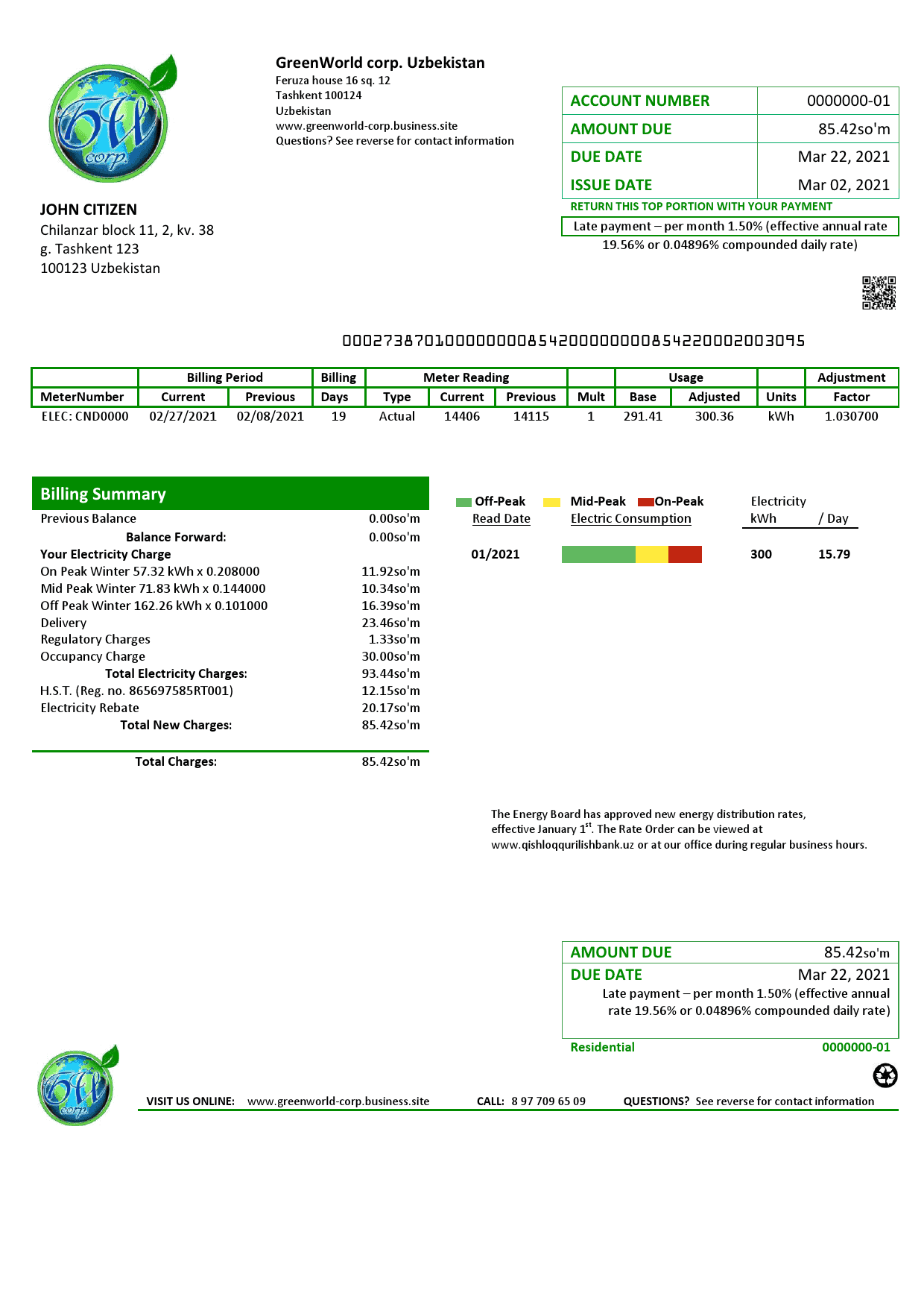 Uzbekistan-GreenWorld-corp.-Uzbekistan_000001.png Uzbekistan GreenWorld utility bill template in Word and PDF (.doc and .pdf) format, fully editable
