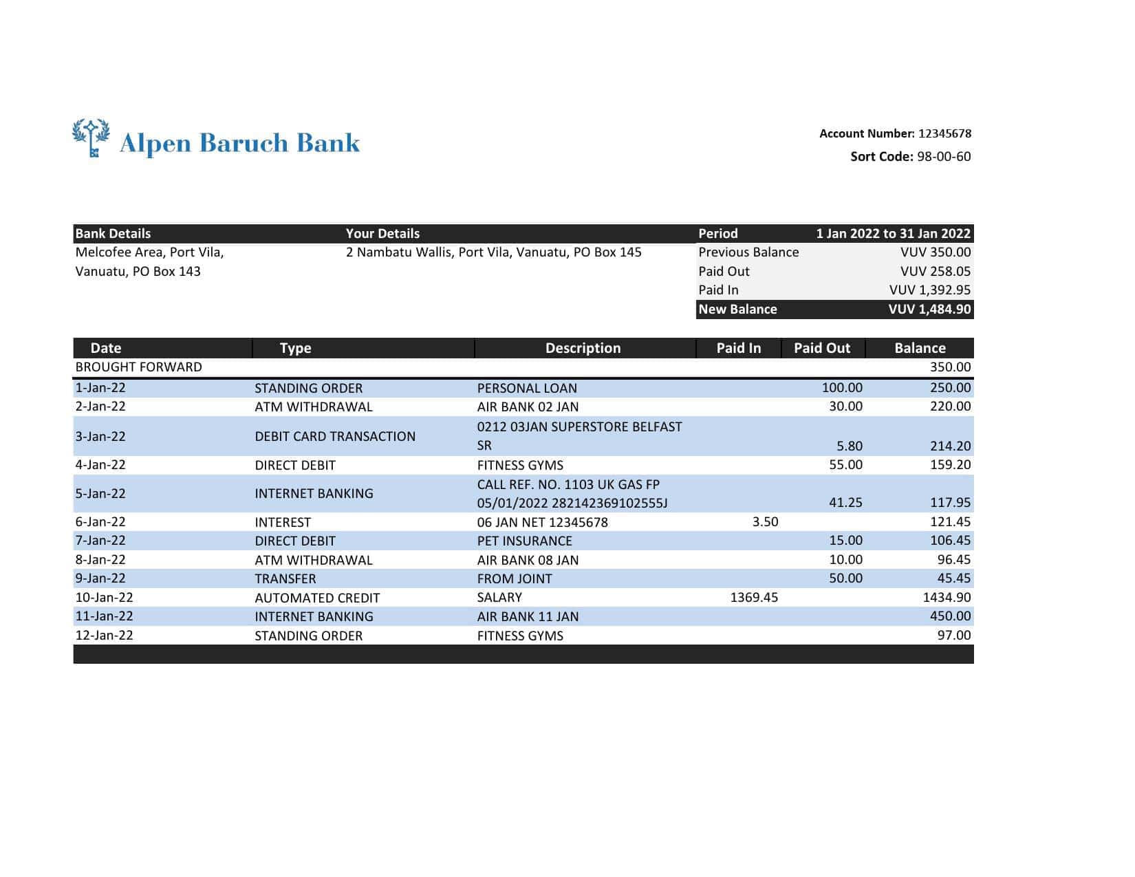 Vanuatu-Alpen-Baruch-bank-statement-Excel-and-PDF-template.jpg Vanuatu Alpen Baruch bank statement, Excel and PDF template