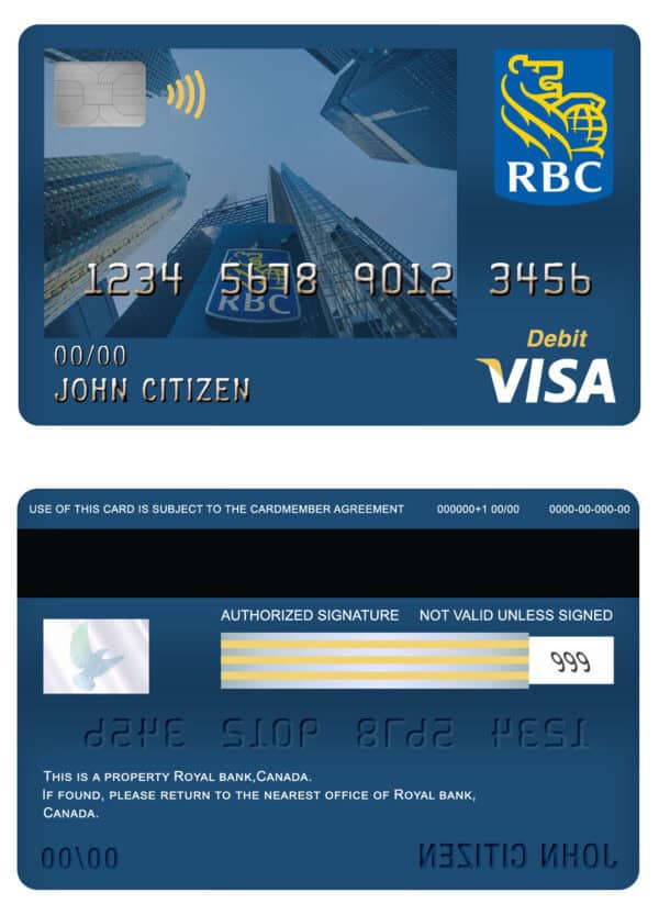 canada-royal-bank-visa-debit-card