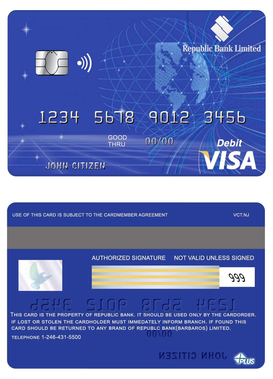 Barbados Republic Bank visa card Fillable Barbados Republic Bank visa card Templates