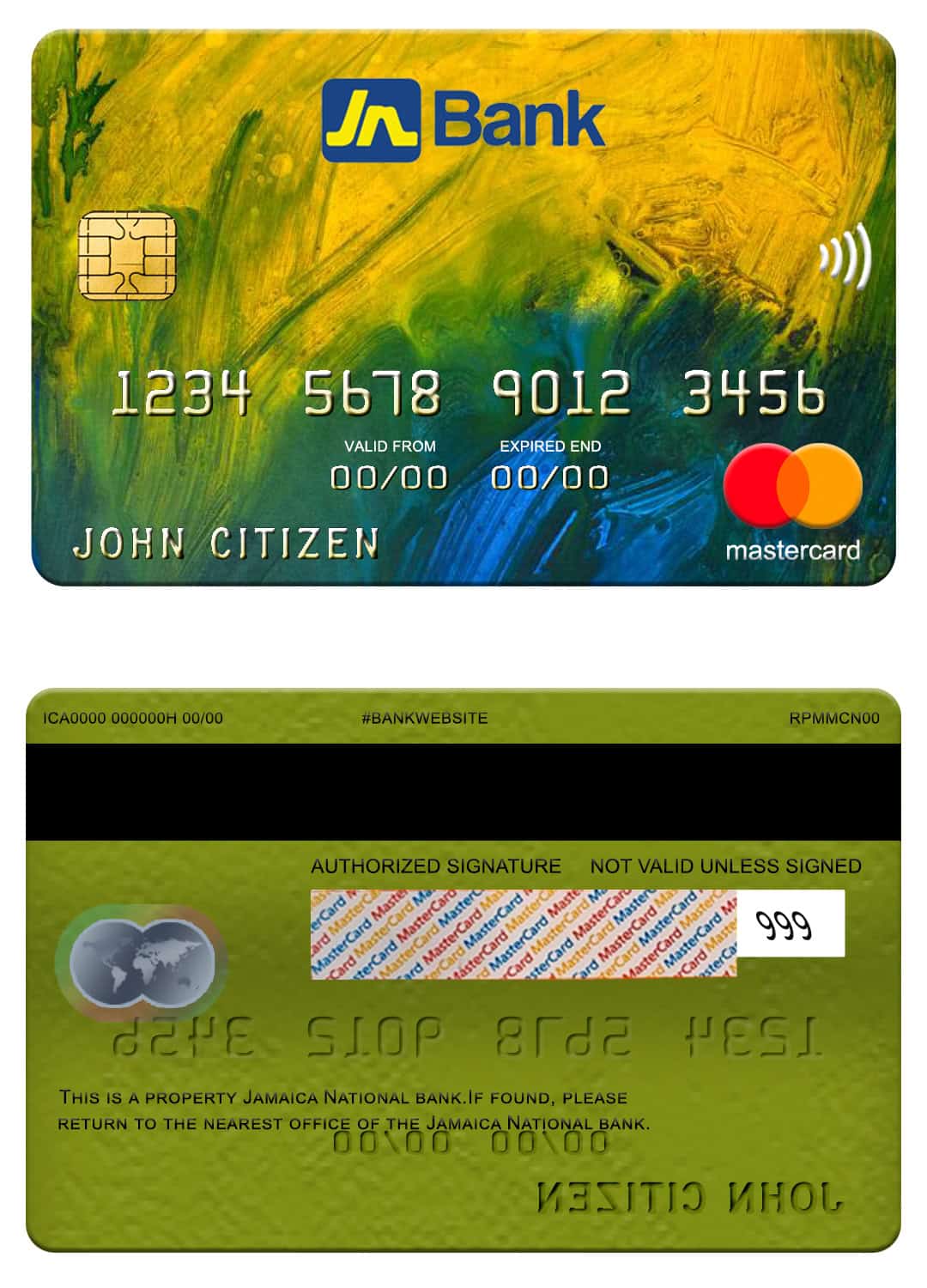 Fillable Jamaica National bank mastercard Templates Fillable Jamaica National bank mastercard Templates