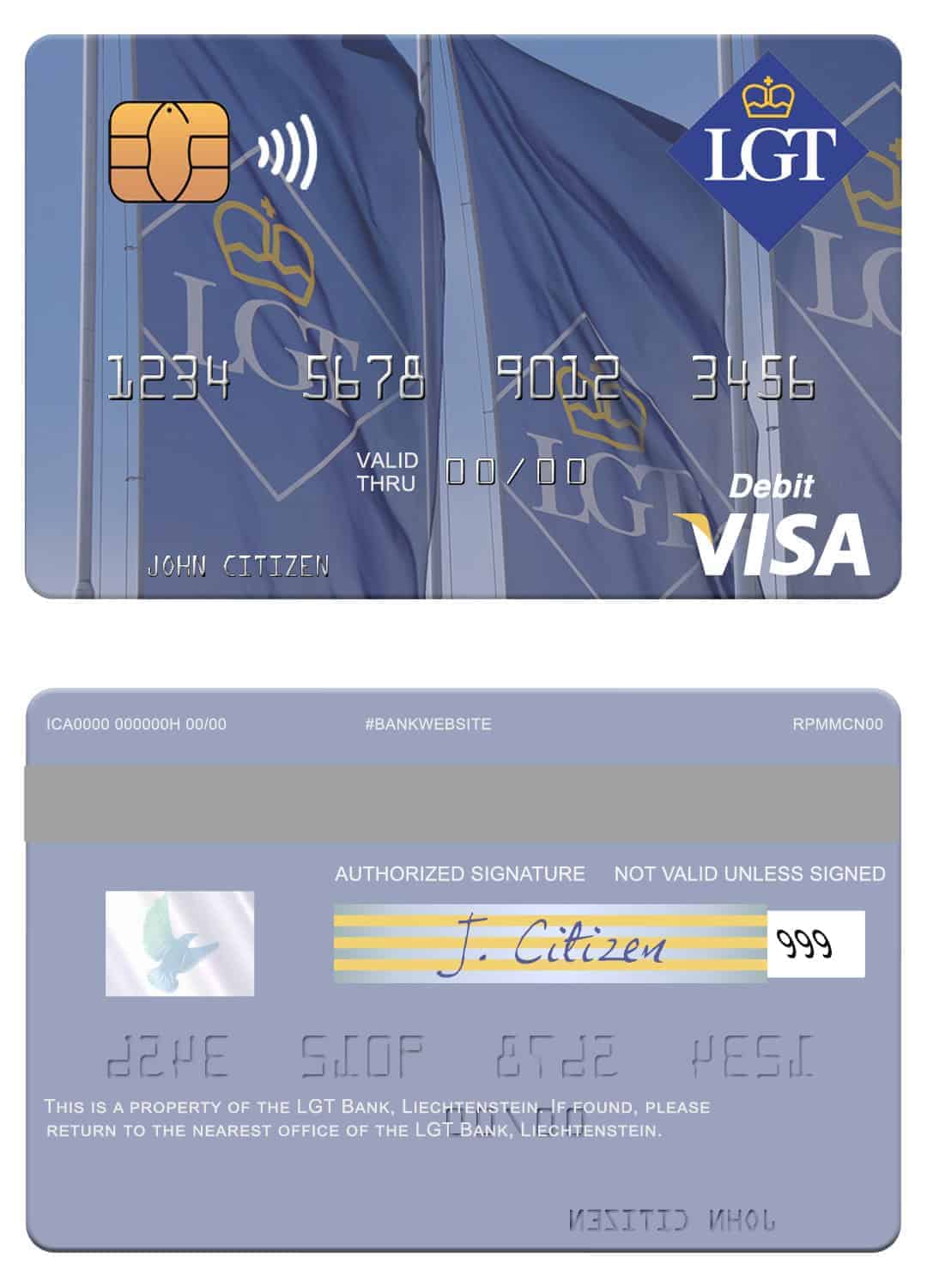 Fillable Liechtenstein LGT Bank visa card Templates Fillable Liechtenstein LGT Bank visa card Templates