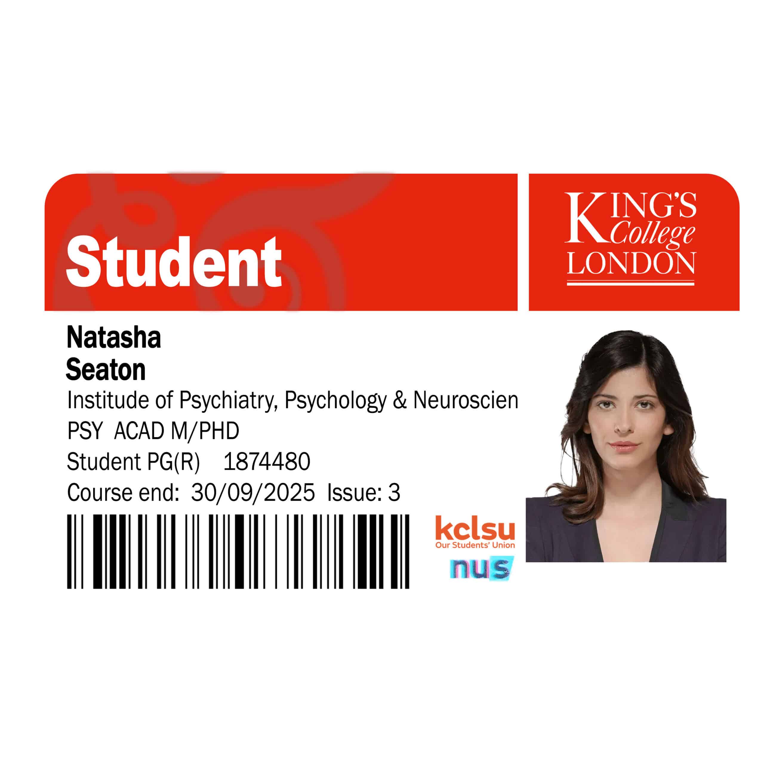 Create King's College London university Student ID Cards with Fillable PSD Templates version2 Kings ID Card PSD Template King's College London Student Mockup