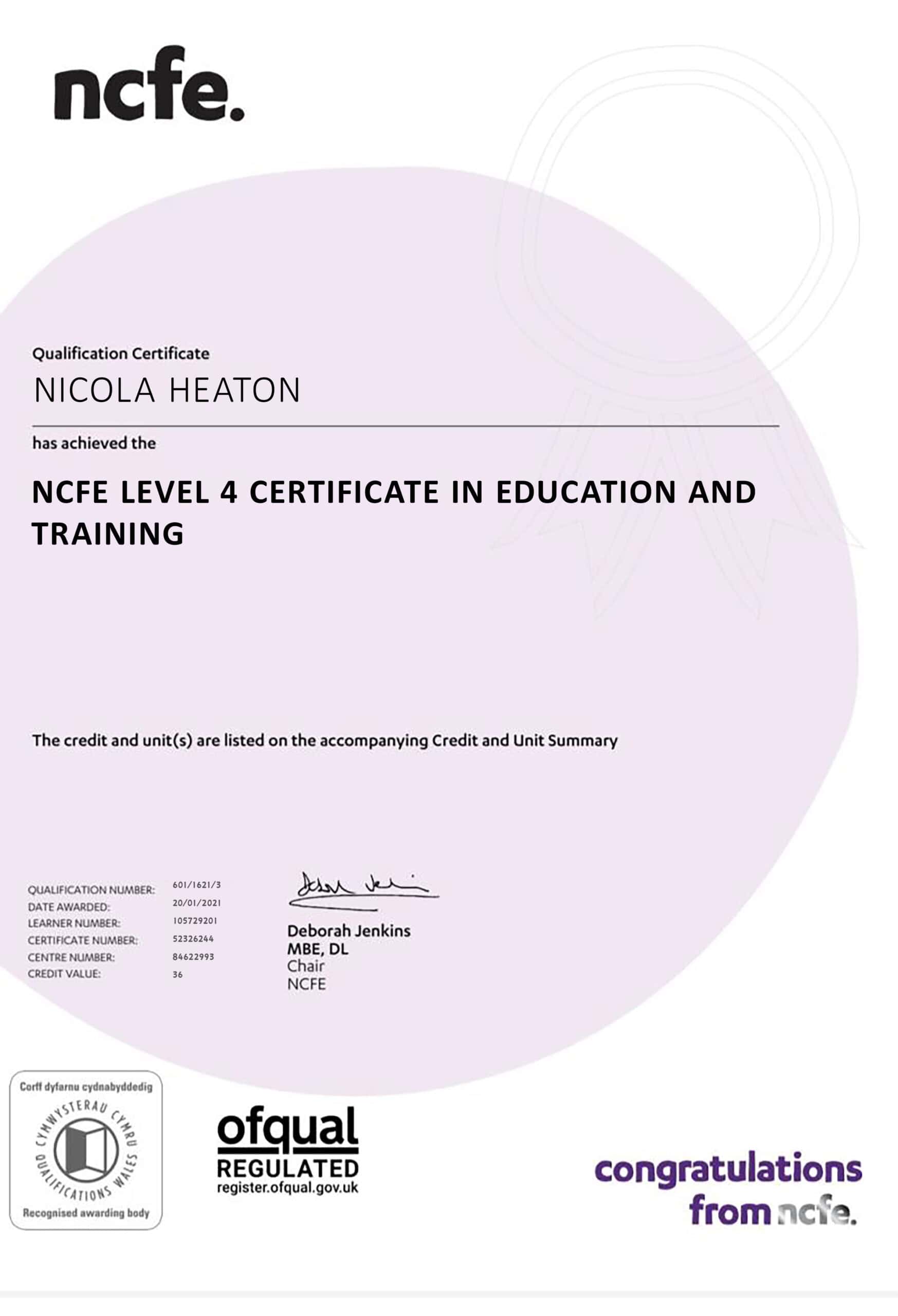 Fake Certificate from NCFE University Template Fake Certificate from NCFE University Template