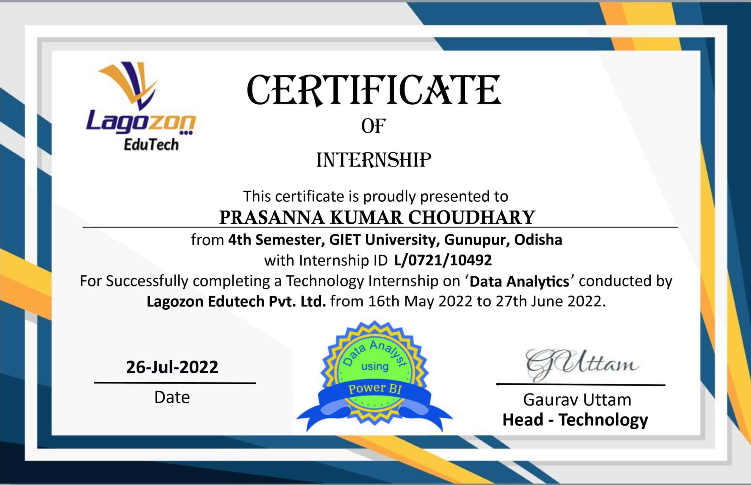 Stand Out with a Customizable lagozon edutech Internship Certificate PSD Template Stand Out with a Customizable lagozon edutech Internship Certificate PSD Template