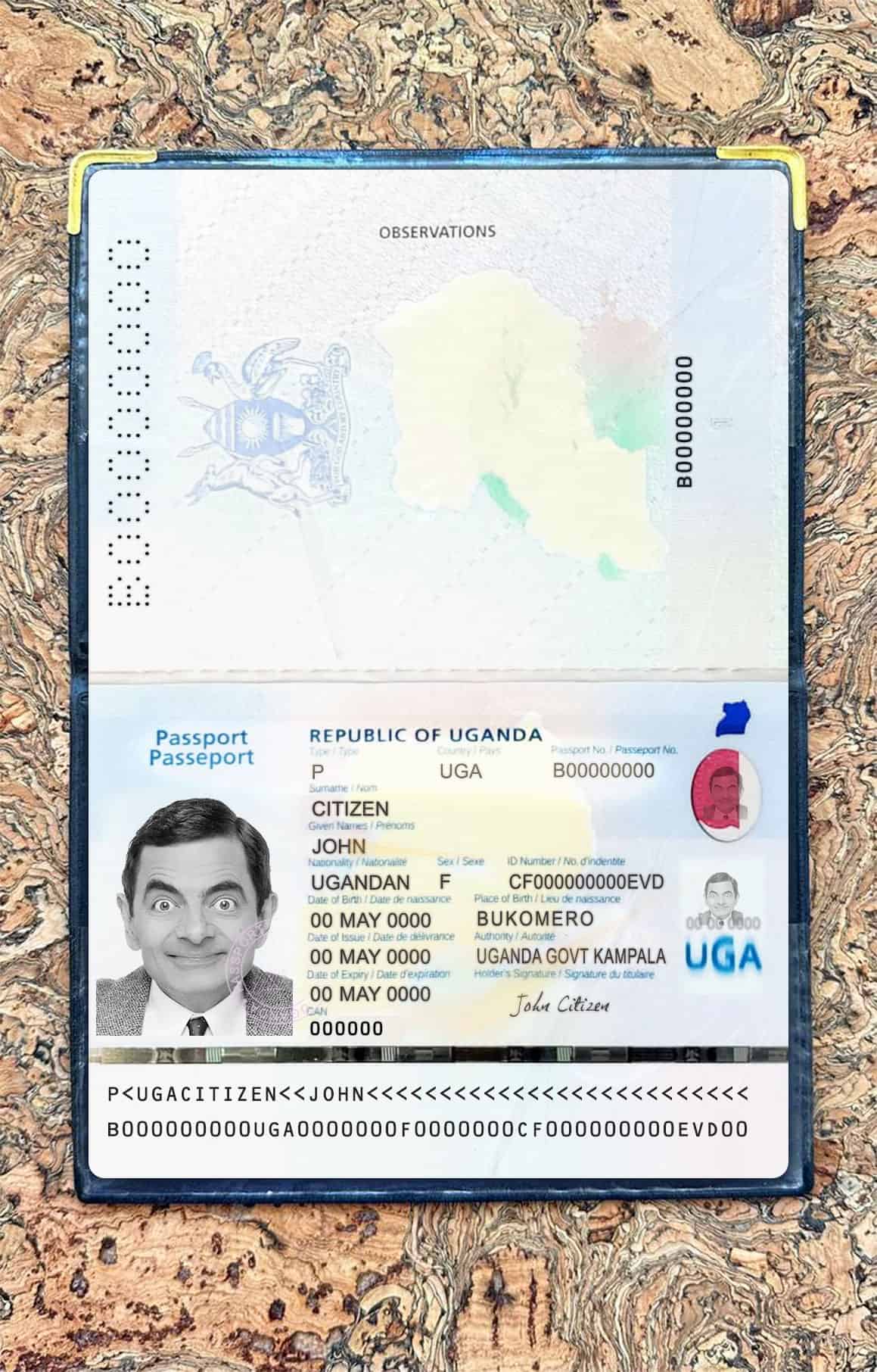 Uganda-passport-2023-present-photolook Uganda passport psd template photolook