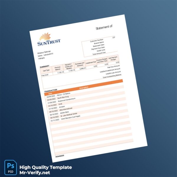 Bangladesh TemplateLab Bank Statement Template in Word and PDF formats Bangladesh TemplateLab Bank Statement Template in Word and PDF formats