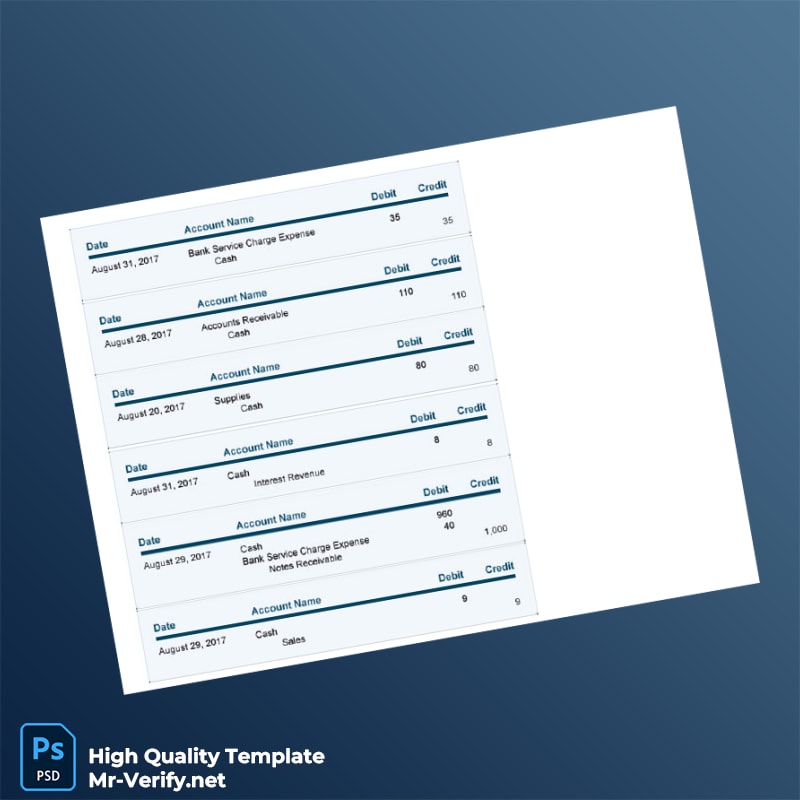 Bank Recon Template in Word and PDF formats page 4 Bank Recon Template in Word and PDF formats page 4